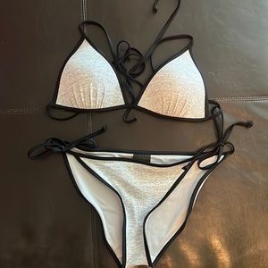H&M gray bikini
